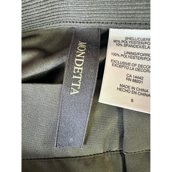 Mondetta Women's‎ Olive Green Pull On Straight Leg Golf Casual Pants - Picture 4 of 6